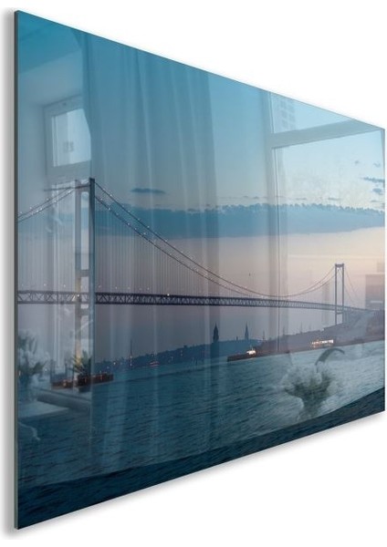 Doğa Manzaralı Cam Tablo - Istanbul - Yatay Motif 02-047 fiyatları