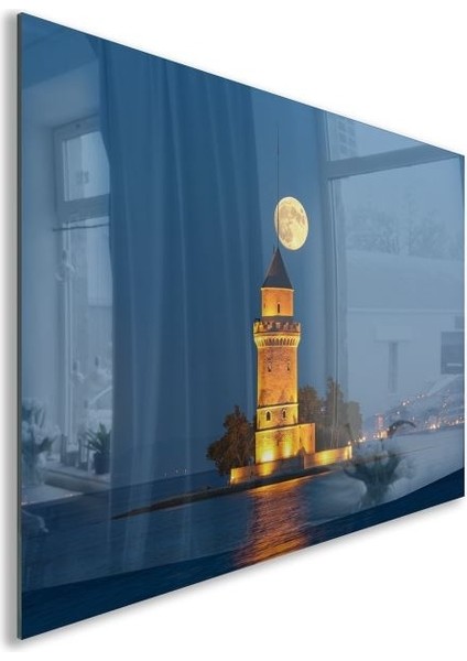 Doğa Manzaralı Cam Tablo - Istanbul - Yatay Motif 02-022 fiyatları