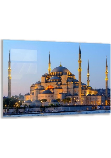 Doğa Manzaralı Cam Tablo - Istanbul - Yatay Motif 02-024