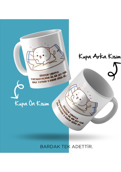 Eğlenceli ve Espirili Porselen Kupa Bardak