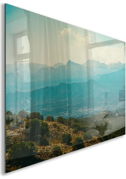 Doğa Manzaralı Cam Tablo - Anadolu - Yatay Motif 03-037 fiyatları