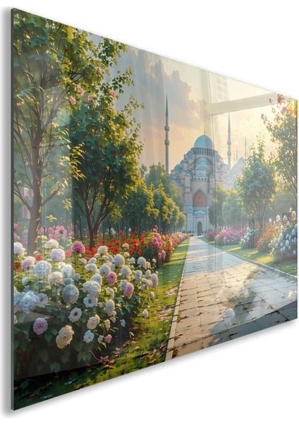 Doğa Manzaralı Cam Tablo - Istanbul - Yatay Motif 02-042 fiyatları