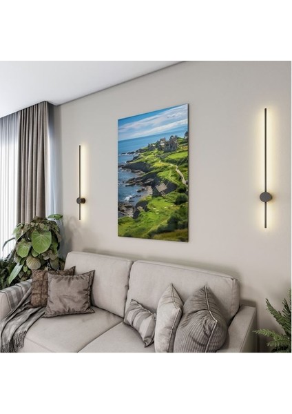Doğa Manzaralı Cam Tablo - Karışık - Dikey Motif 01-038 fırsatları