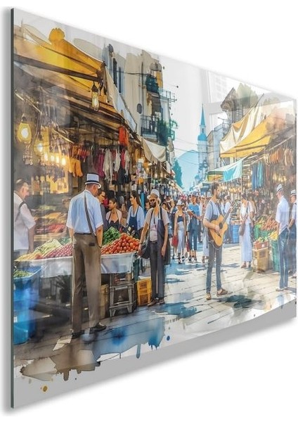 Doğa Manzaralı Cam Tablo - Istanbul - Yatay Motif 02-014 fiyatları