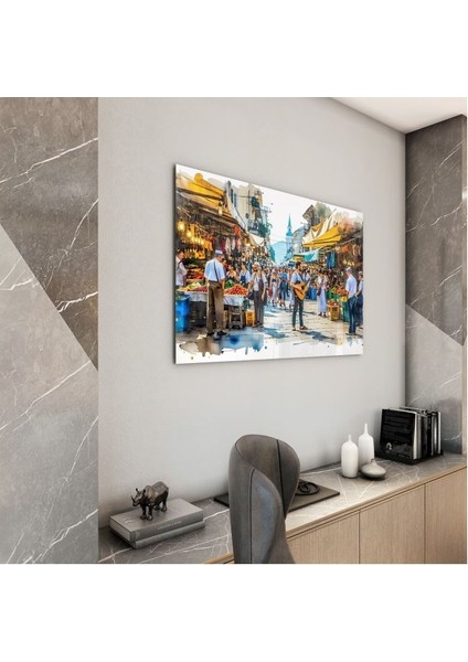 Doğa Manzaralı Cam Tablo - Istanbul - Yatay Motif 02-014 modelleri