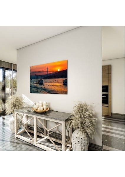 Doğa Manzaralı Cam Tablo - Istanbul - Yatay Motif 02-038 indirimleri