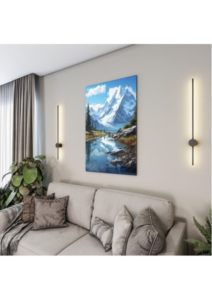 Doğa Manzaralı Cam Tablo - Karışık - Dikey Motif 01-059 fırsatları