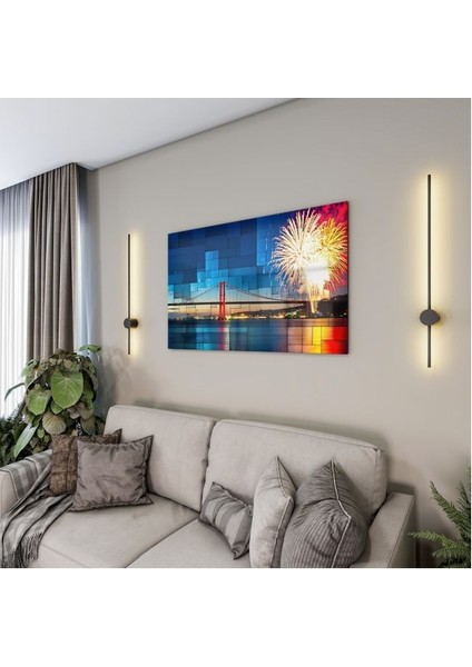 Doğa Manzaralı Cam Tablo - Istanbul - Yatay Motif 02-029 fırsatları