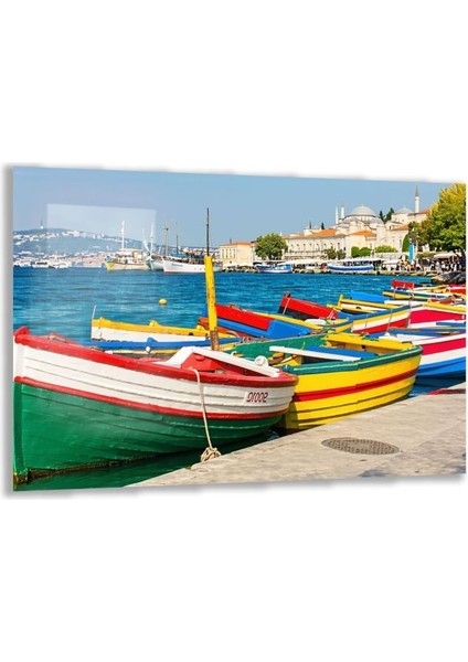 Doğa Manzaralı Cam Tablo - Istanbul - Yatay Motif 02-045