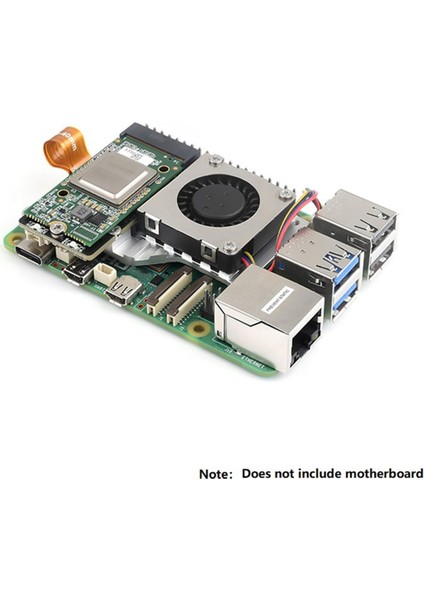 Raspberry Pi 5 Için Pcıe - M.2 Adaptör Kartı, Soğutma Fanı Ile, 2242 / 2230 Boyutlu Nvme Protokolü M.2 SSD ile Uyumlu (Yurt Dışından)