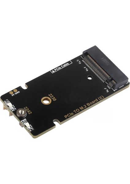Raspberry Pi 5 Için Pcıe - M.2 Adaptör Kartı, Soğutma Fanı Ile, 2242 / 2230 Boyutlu Nvme Protokolü M.2 SSD ile Uyumlu (Yurt Dışından)