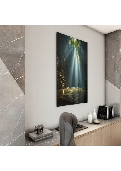 Doğa Manzaralı Cam Tablo - Karışık - Dikey Motif 01-064 modelleri