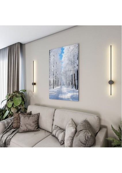 Doğa Manzaralı Cam Tablo - Karışık - Dikey Motif 01-082 fırsatları