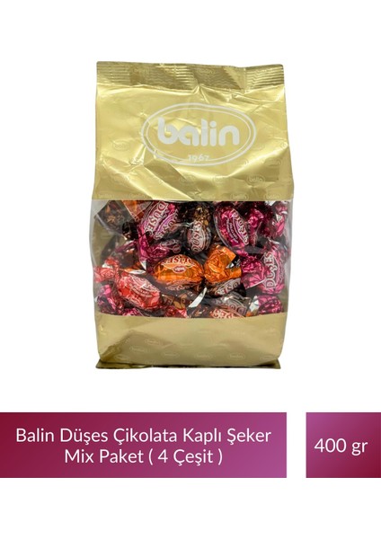 Düşes Çikolata Kaplı Mix Şeker ( 4 Çeşit ) 400 gr