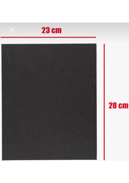 Su Zımparası Tabaka 360 Kum 23X28 cm (10 Adet)