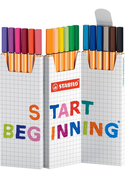 Stabılo Point 88 Zig-Zag 18'li Paket