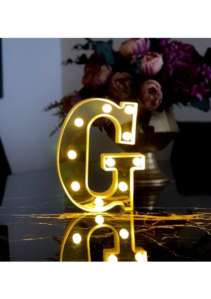 3D Işıklı LED Harf Dekoratif Aydınlatma Büyük Boy