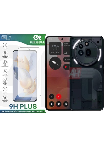 Nothing Phone 3A Pro Ekran Koruyucu Mat Parmak Izi Bırakmayan Uyumlu Esnek Nano Kırılmayan