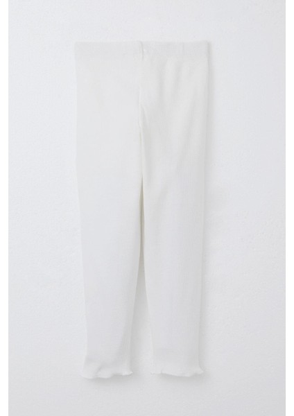 Kız Çocuk Taytlı Takım Sevimli Tavşancık Nakışlı 2-6 Yaş, Ekru indirimleri