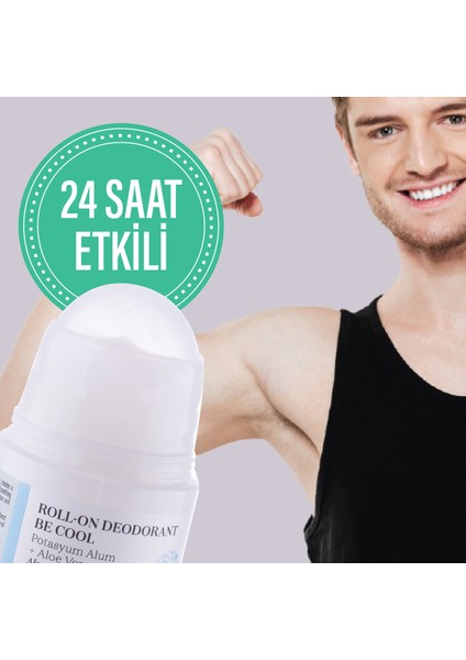Roll-On 50 ml Alkolsüz ve Aluminyumsuz Be Cool