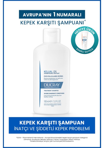 Kelual Ds Inatçı Kepeğe Karşı Şampuan 100 ml x Anaphase Şampuan 100 ml