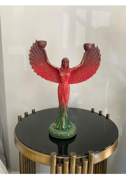 Isis Melek Kanadı Şamdan Biblo