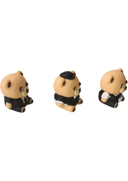 Renkli 3D Silgi 1 Adet - Ayıcık Figürlü