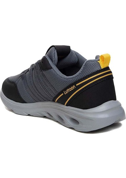 4138-25 Anorak Anatomik Sneaker Siyah Füme Sarı 36-39