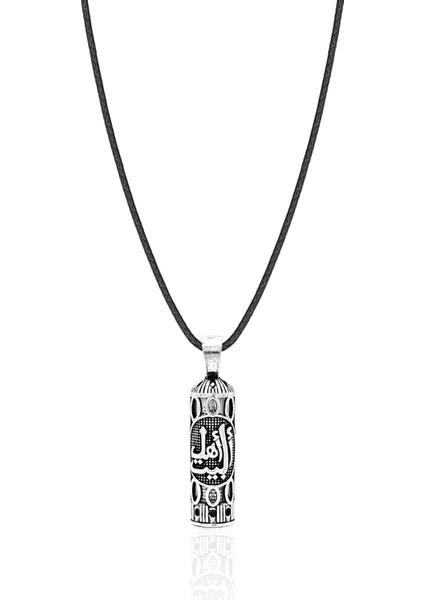 Erkek Cevşen Kolye Cevşen Gümüş Kolye Içi Dualı 925 Ayar ST359