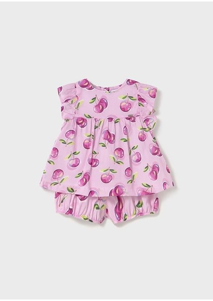 Kız Bebek Şortlu Takım 1238 6/48 Ay