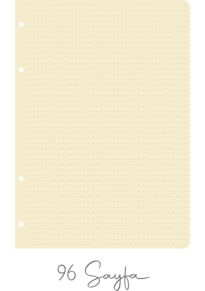 Ringo Defter Yedeği A5 96 Sayfa 100 Gram Ivory Noktalı