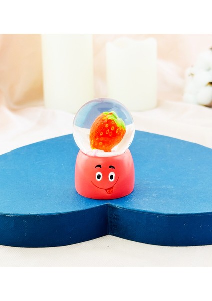 Tatlı Meyve Mini Işıklı Kar Küresi