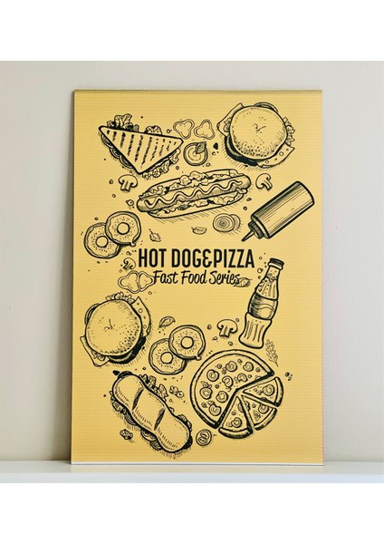 Coffe House Tasarımlı Duvar Panosu 3'lü Set fırsatları