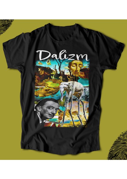 'salvador Dali - Dalizm‘ Baskılı 'regular-Fit' Unisex Tişört