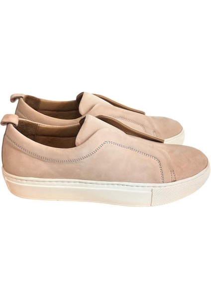 Pudra Deri Comfort Taban Sneaker