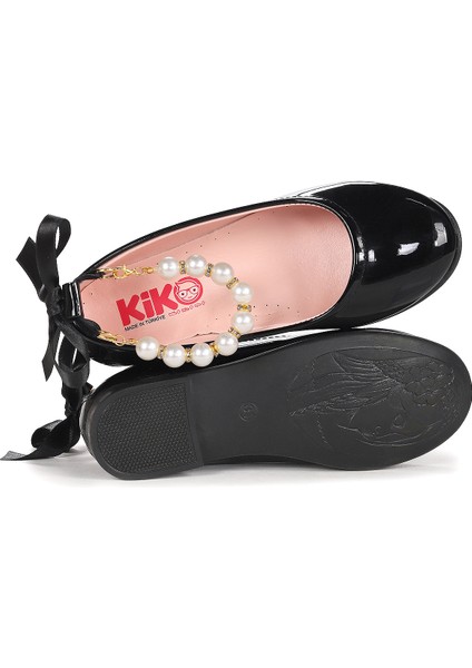 Blanch Incili Lastikli Kız Çocuk Babet Ayakkabı Siyah indirimleri