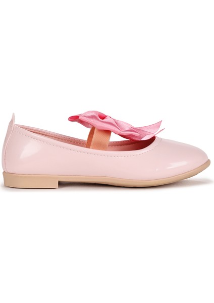 Tari Fiyonk Lastikli Kız Çocuk Babet Ayakkabı Pudra fırsatları