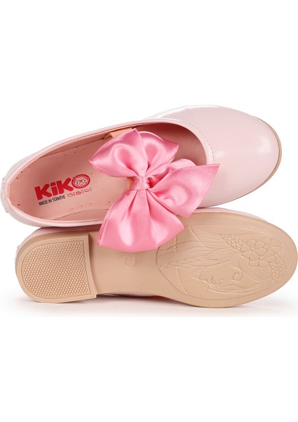Tari Fiyonk Lastikli Kız Çocuk Babet Ayakkabı Pudra indirimleri