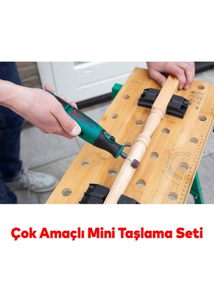 Gravür Seti Matkap Dramel Makine Uyumlu Kalıpçı Taşlama Zımparalama Polisaj Fırçalama Seti 105 Parça modelleri