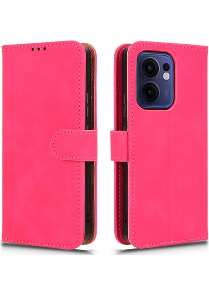 Oppo RENO13 F 5g Deri Cilt Hissi Karşıtı Damla Cüzdan Flip Telefon Kapağı (Yurt Dışından)