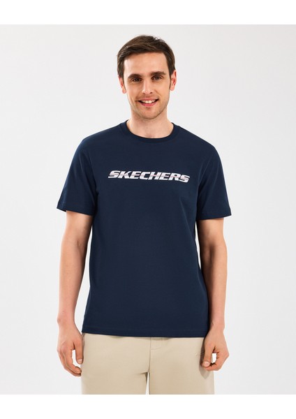 M Lightweight Graphic Tee T-Shirt Erkek Lacivert Tshirt S2510169-410