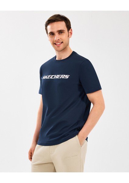 M Lightweight Graphic Tee T-Shirt Erkek Lacivert Tshirt S2510169-410 fiyatları