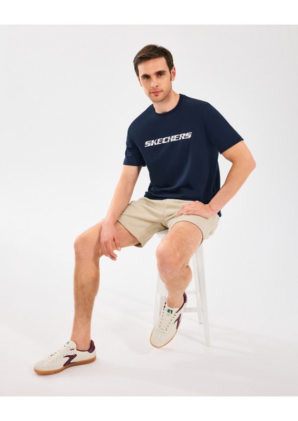 M Lightweight Graphic Tee T-Shirt Erkek Lacivert Tshirt S2510169-410 fırsatları