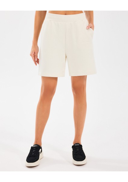 W Essential 5 Inch Sweatshort Kadın Off White Şort S2510035-102