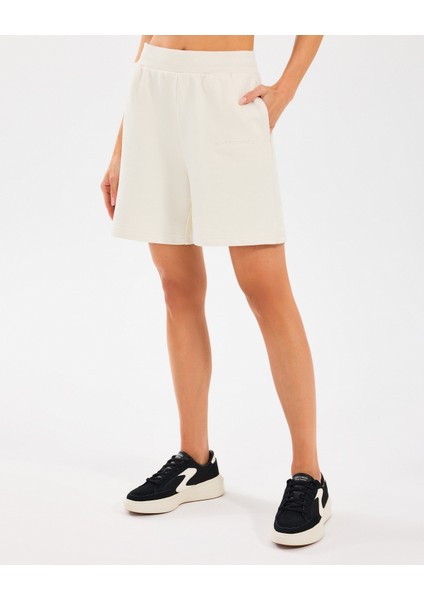 W Essential 5 Inch Sweatshort Kadın Off White Şort S2510035-102