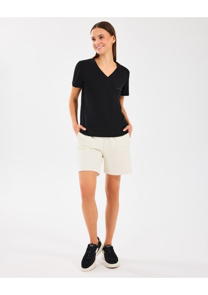 W Essential 5 Inch Sweatshort Kadın Off White Şort S2510035-102