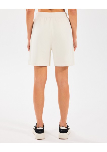 W Essential 5 Inch Sweatshort Kadın Off White Şort S2510035-102