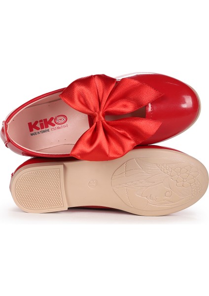 Tari Fiyonk Lastikli Kız Çocuk Babet Ayakkabı Kırmızı indirimleri
