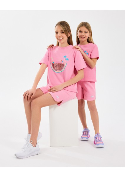 G Lw Fleece Short Büyük Kız Çocuk Pembe Şort SK2510044-610 fiyatları