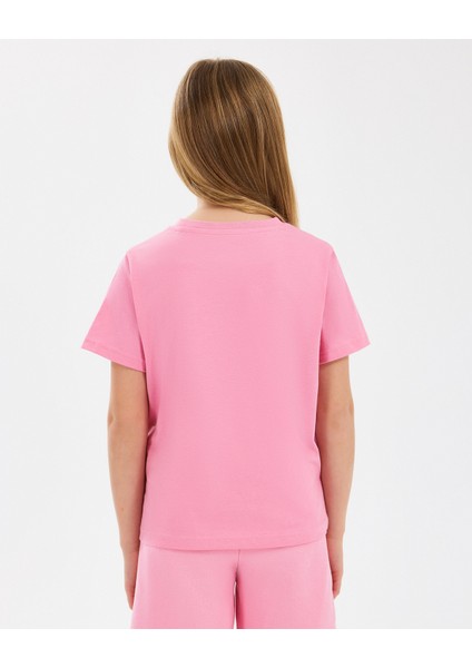 G Graphıc Tee T-Shirt Büyük Kız Çocuk Pembe Tshirt SK2510132-610 fırsatları